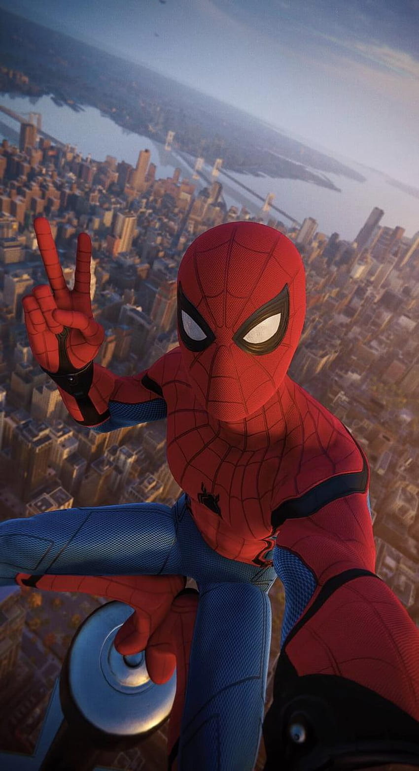 Itsy Bitsy Spidey-Selfie, Spider-Man-Selfie HD-Handy-Hintergrundbild
