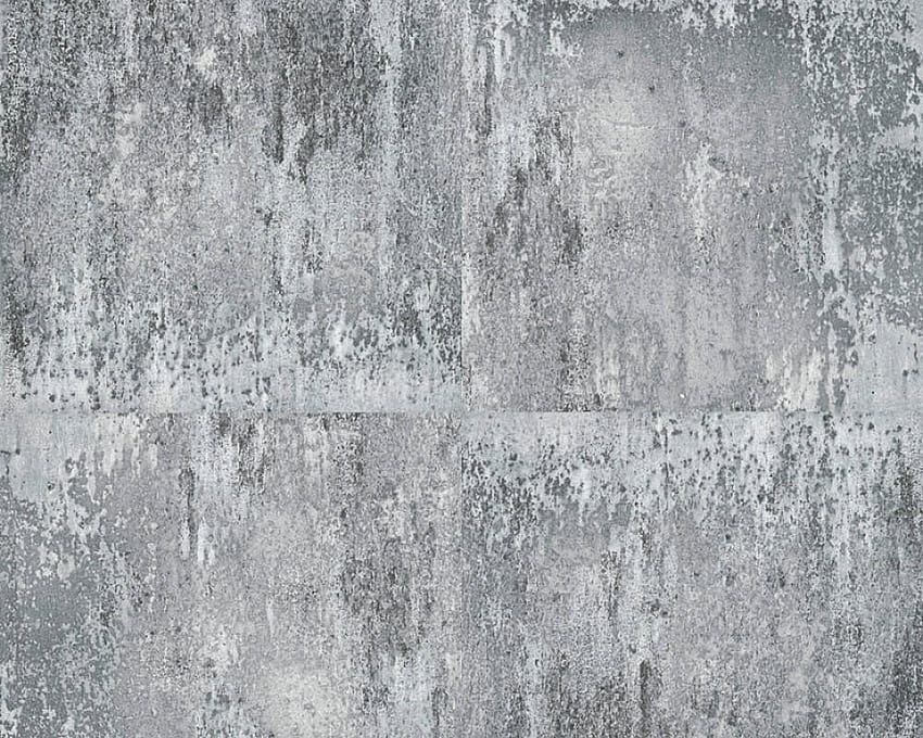 A.S. Création «Concrete, Black, Grey, Metallic, Silver» 361183, cement HD wallpaper