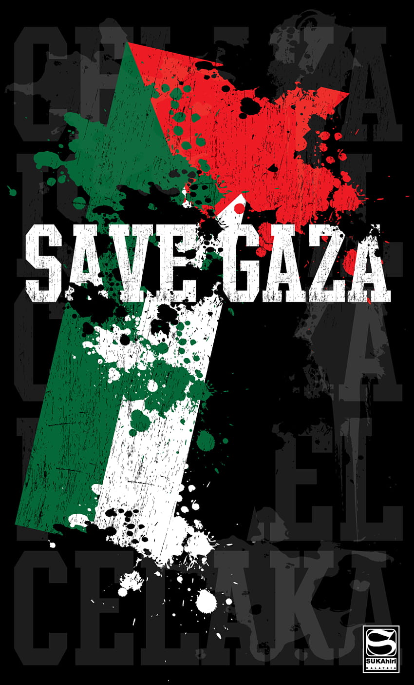 ガザとカバーを救い、パレスチナを救う HD電話の壁紙