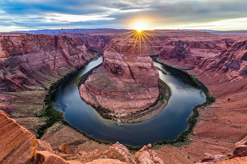 Horseshoe Bend, Arizona, Hufeisenbiegung, Colorado River, Arizona HD-Hintergrundbild
