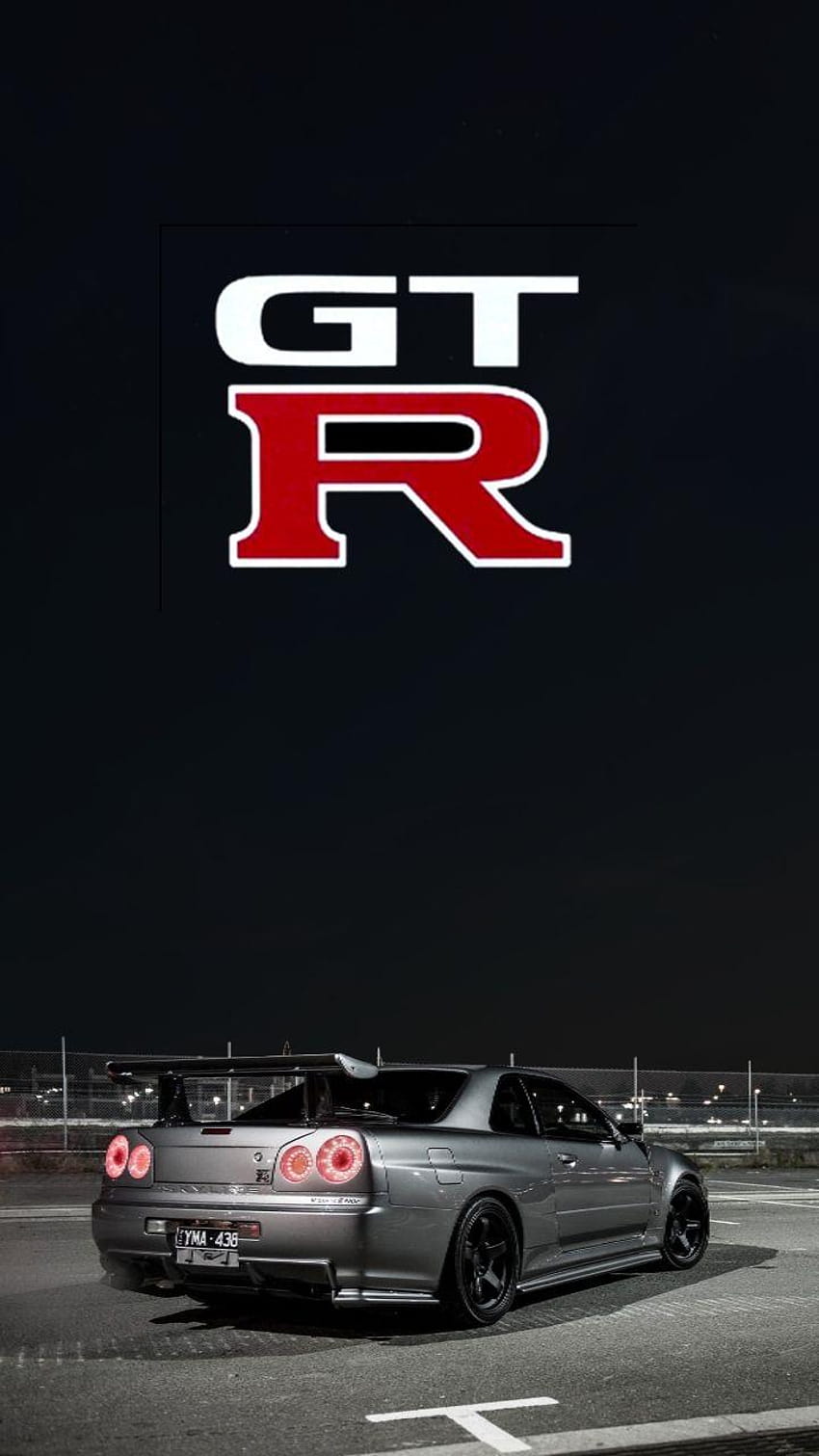 Could someone make a with skyline R34 GTR side and a grey, gtr 34 HD phone wallpaper