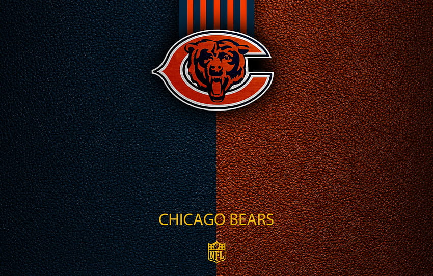 Wallpaper wallpaper, sport, logo, NFL, american football, Chicago Bears  images for desktop, section спорт - download