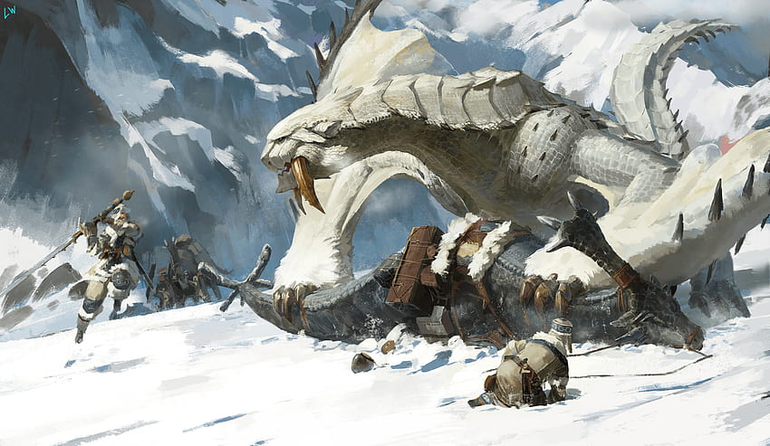 Monster Hunter Barioth HD wallpaper