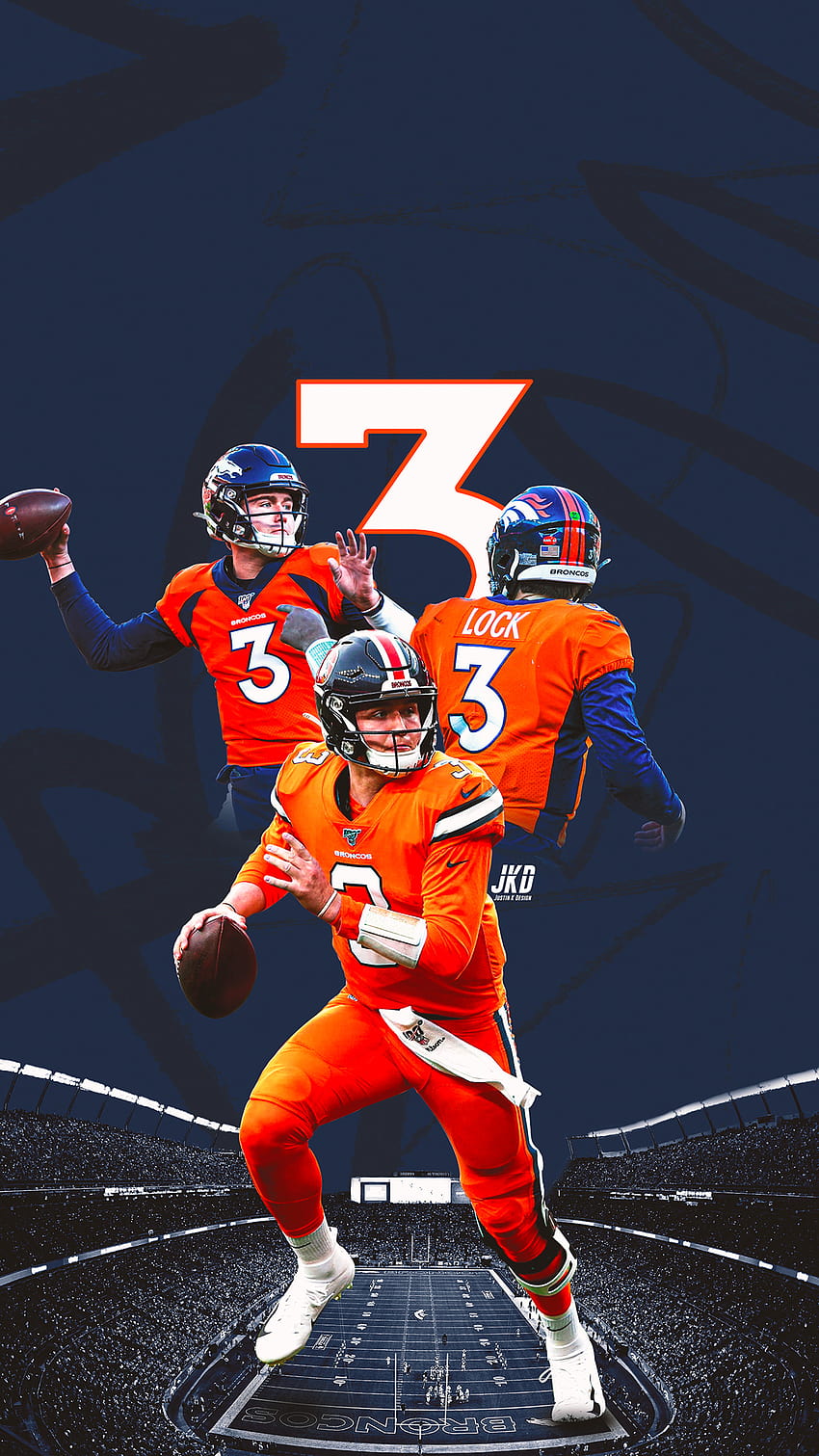 Denver Broncos auf Behance, NFL Broncos HD-Handy-Hintergrundbild