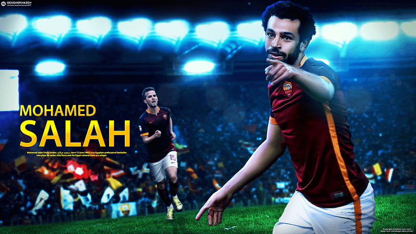 Mohamed salah by HazemDesigner, egypt national football team HD wallpaper
