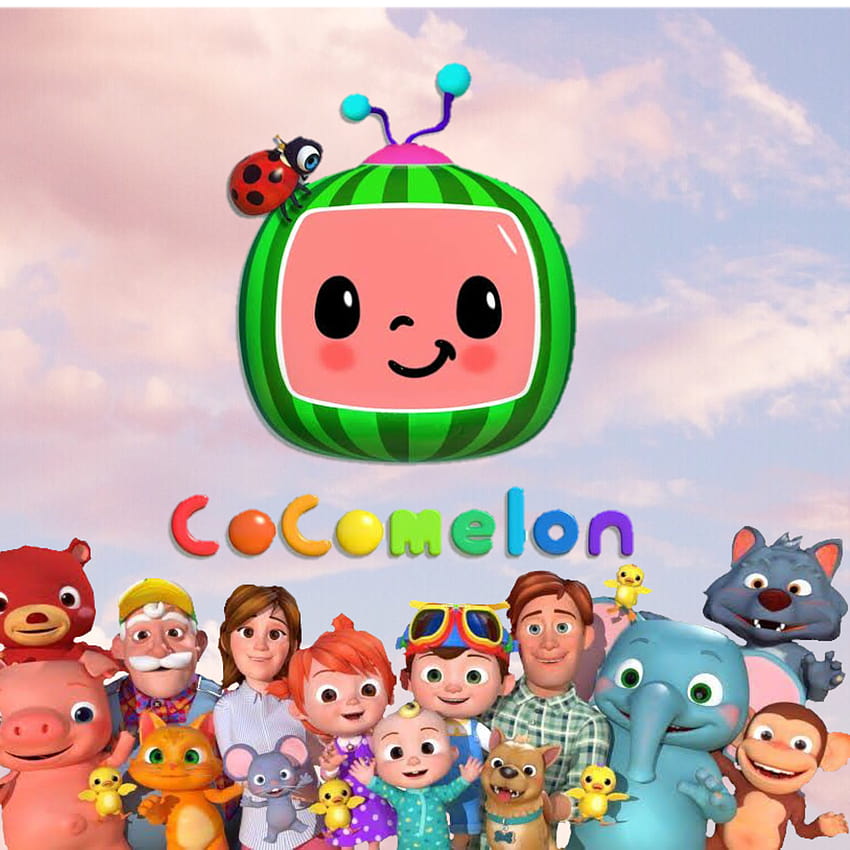 cocomelon & similar hashtags, cocomelon logo HD phone wallpaper