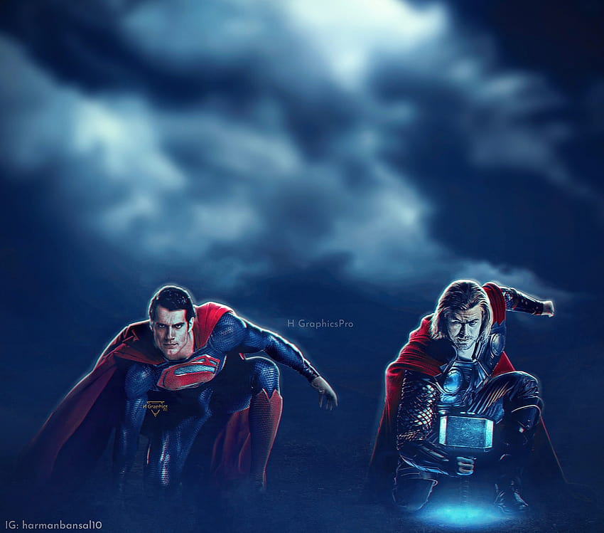 Superman hay Thor, ai sẽ là người chiến thắng? Tại sao bạn không xem ảnh liên quan đến từ khóa này để tìm câu trả lời và cùng tận hưởng sự hồi hộp của trận đấu giữa hai siêu anh hùng này?