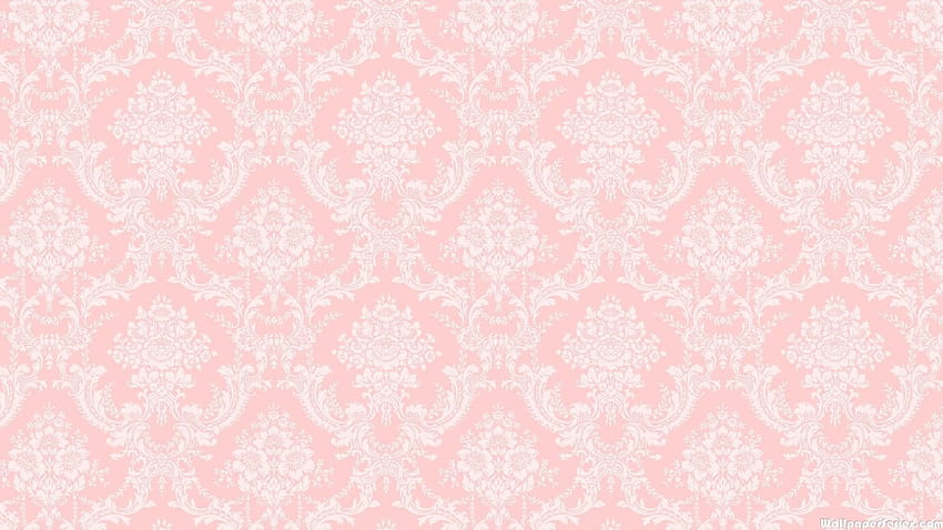 Cute Pink Damask Pattern HD wallpaper