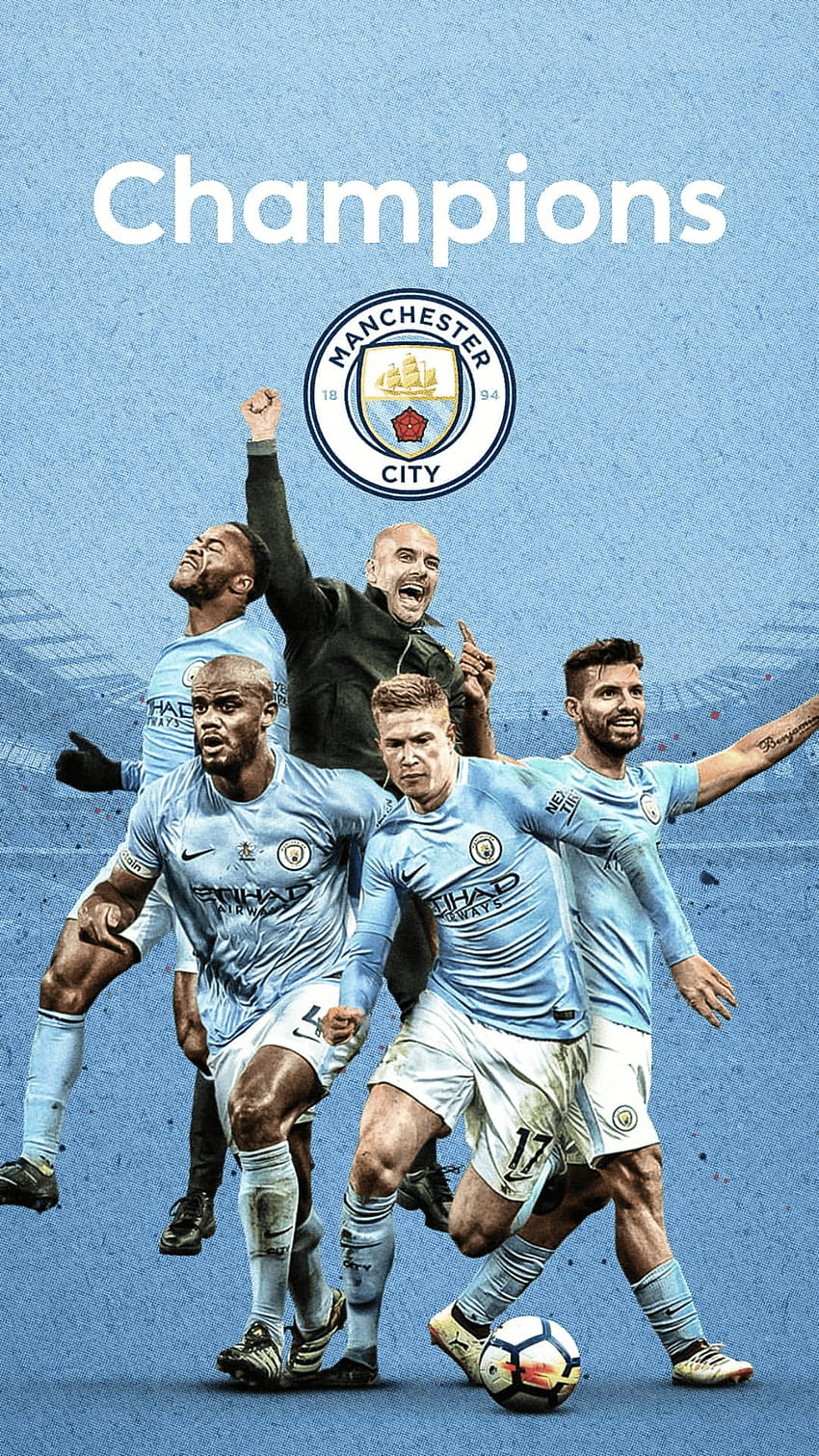Man City Champions 2018 on Dog, manchester city players HD phone wallpaper