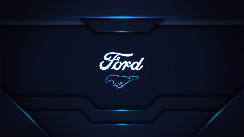 Logo Ford, gués Fond d'écran HD