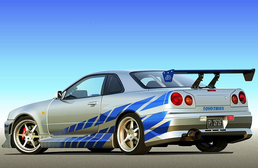  Skyline rápido y furioso Nissan Skyline R3    Fast   Furious   para tu, móvil y tableta fondo de pantalla