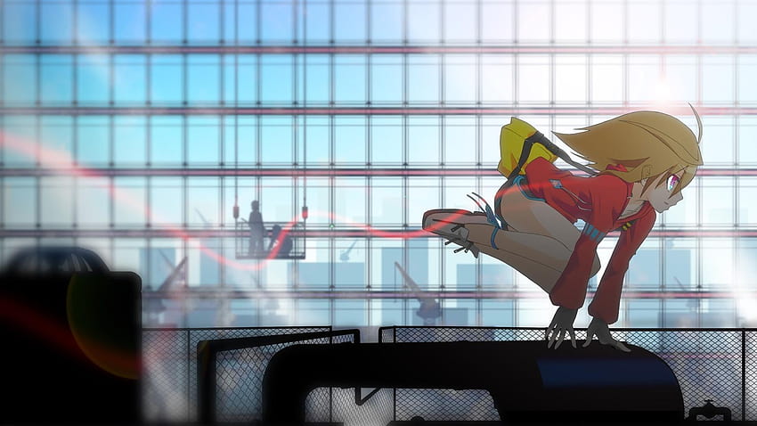 Parkour Girl, Spielplatz-Anime HD-Hintergrundbild