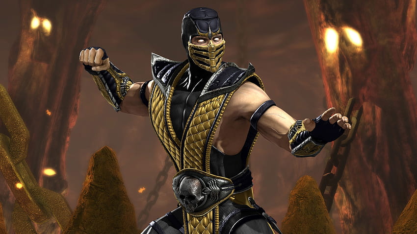 Scorpion Mortal Kombat X 4k xbox games wallpapers, ps games