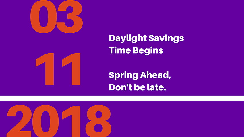 daylight savings time 2018 HD wallpaper