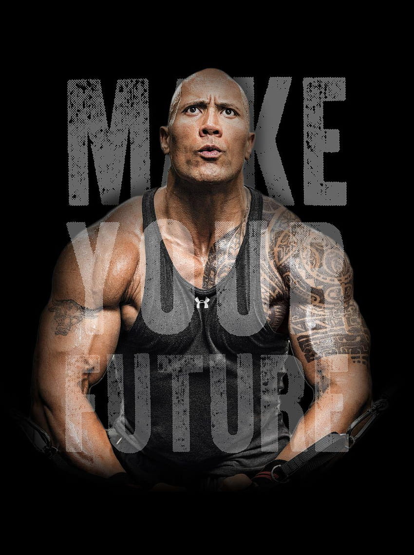 Get Motivated & Get Fit in 2019, android dwayne johnson HD phone wallpaper