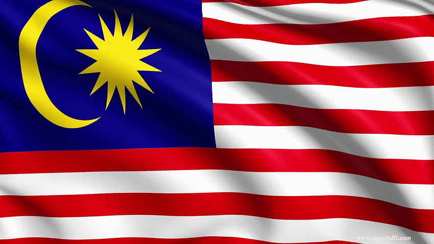 Malaysia Flag Still HD wallpaper