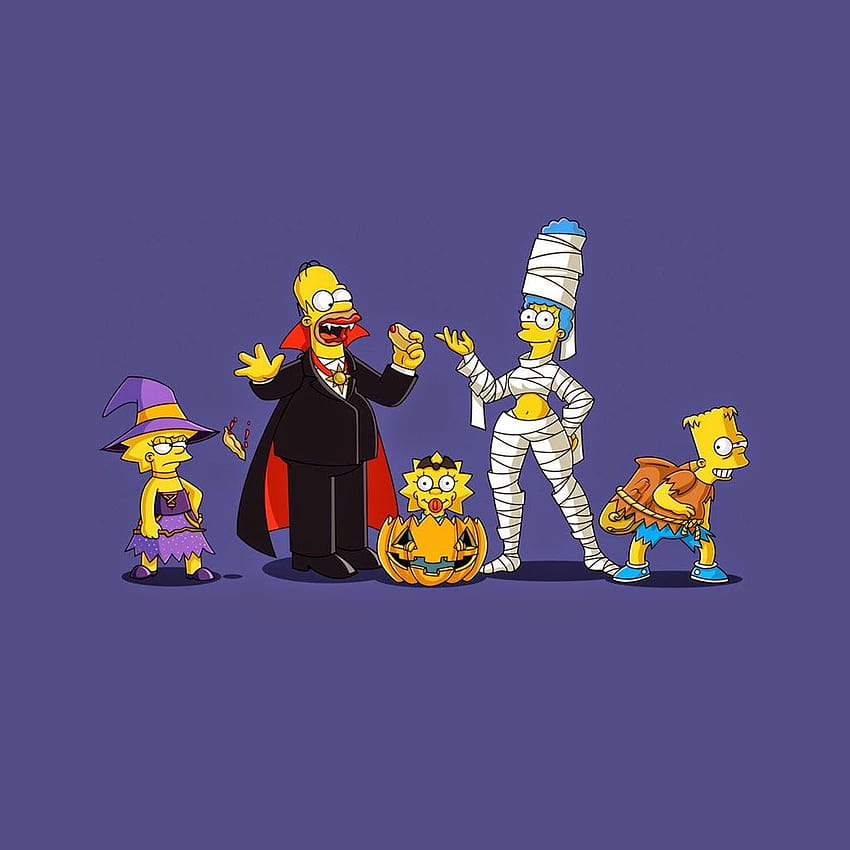 For Apple iPad Simpsons Halloween, halloween apple HD phone wallpaper