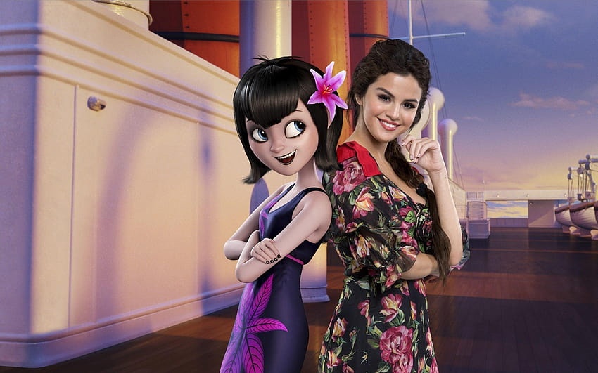 Mavis and Selena Gomez, Hotel Transylvania 3: Summer, hotel transylvania mavis HD wallpaper