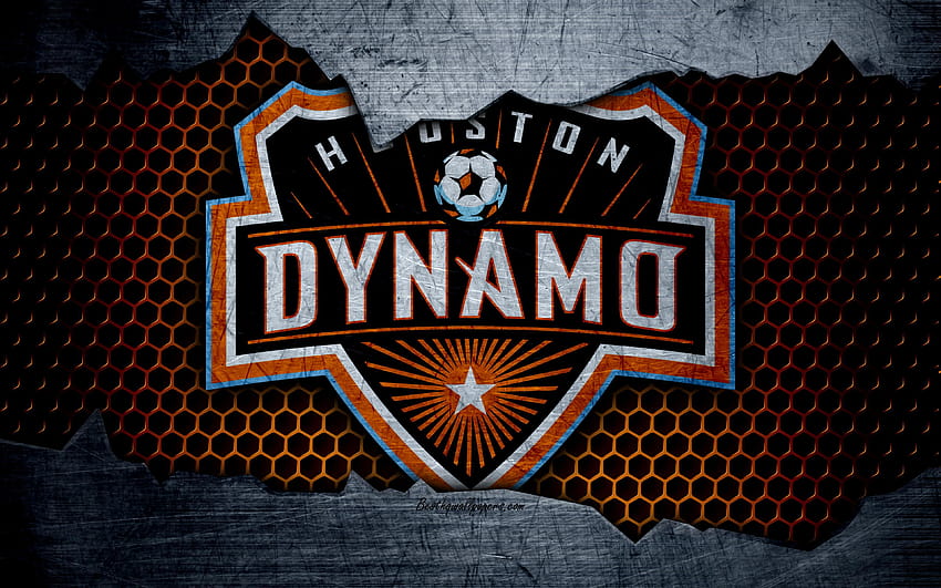 Houston Dynamo, logo, MLS, soccer, Western, dynamos fc HD wallpaper