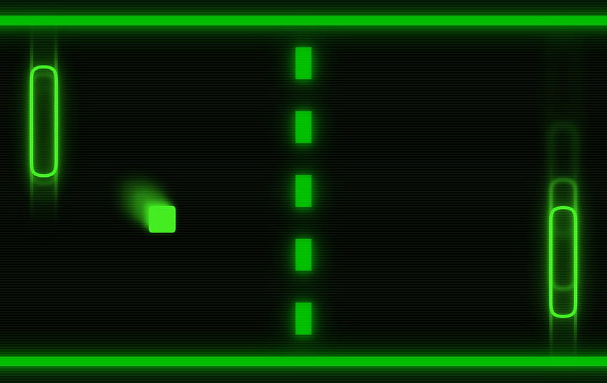 : pong, technology, green color, glowing, number, laser neon barrier HD wallpaper