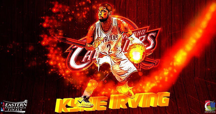 Kyrie Irving EASTERN CONFERENCE FINALS von CGraphicArts, Kyrie Irving 2017 HD-Hintergrundbild