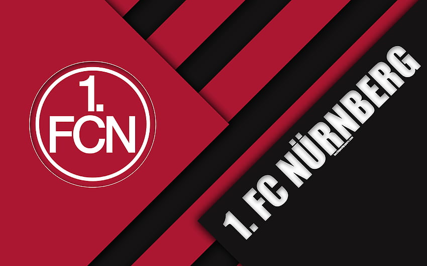 FC Nürnberg, logo, Alman Futbol Kulübü, fc Nürnberg HD duvar kağıdı