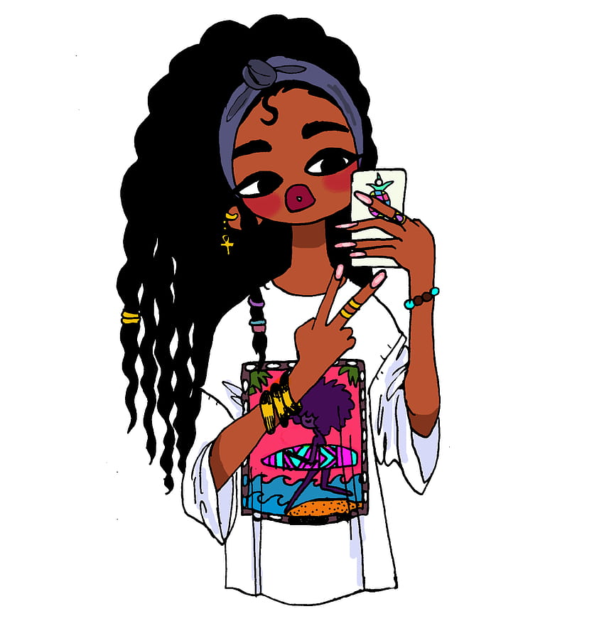 ILHÉUS, afrykańskie dziewczyny z kreskówek Tapeta na telefon HD
