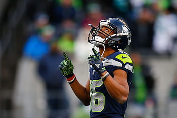 Download wallpapers Tyler Lockett, 4k, wide receiver, Seattle Seahawks,  american football, NFL, Russell Carrington Wilson, National Football  League, neon lights, Tyler Lockett Seattle Seahawks, Tyler Lockett 4K for  desktop with resolution 3840x2400.