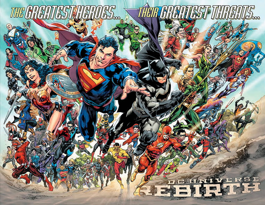 DC Rebirth Kahramanları ve Kötü Adamları, süpermen kötü adamlar HD duvar kağıdı