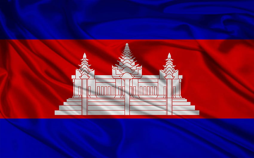 カンボジアの国旗 高画質の壁紙