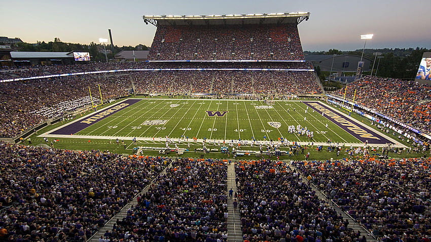 Washington, kolejdeki en büyük stadyum isim hakları anlaşmasını aldı, Washington Huskies HD duvar kağıdı