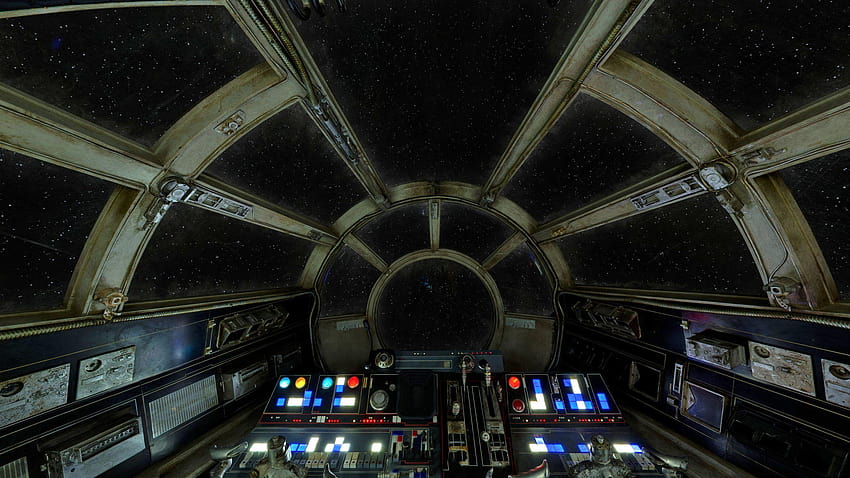 Cockpit du Faucon Millenium Fond d'écran HD