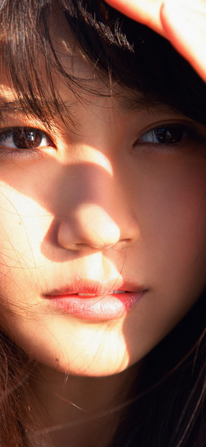 Hh55 Arimura Kasumi Cute Japan Girl Face Summer, modelka z bliska Tapeta na telefon HD