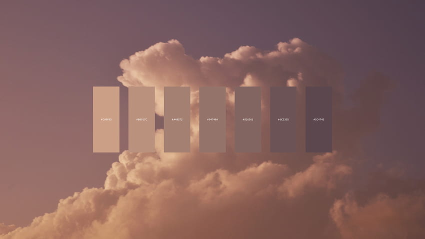 Paleta kolorów Aesthetic Cloud [3840X2160] : r/, kolory estetyczne Tapeta HD