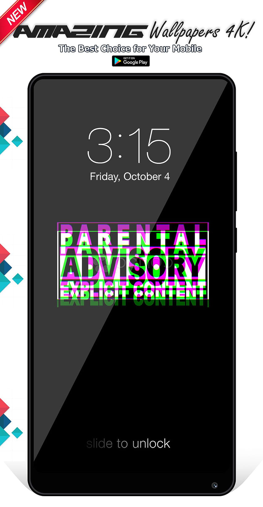Parental Advisory for Android HD phone wallpaper