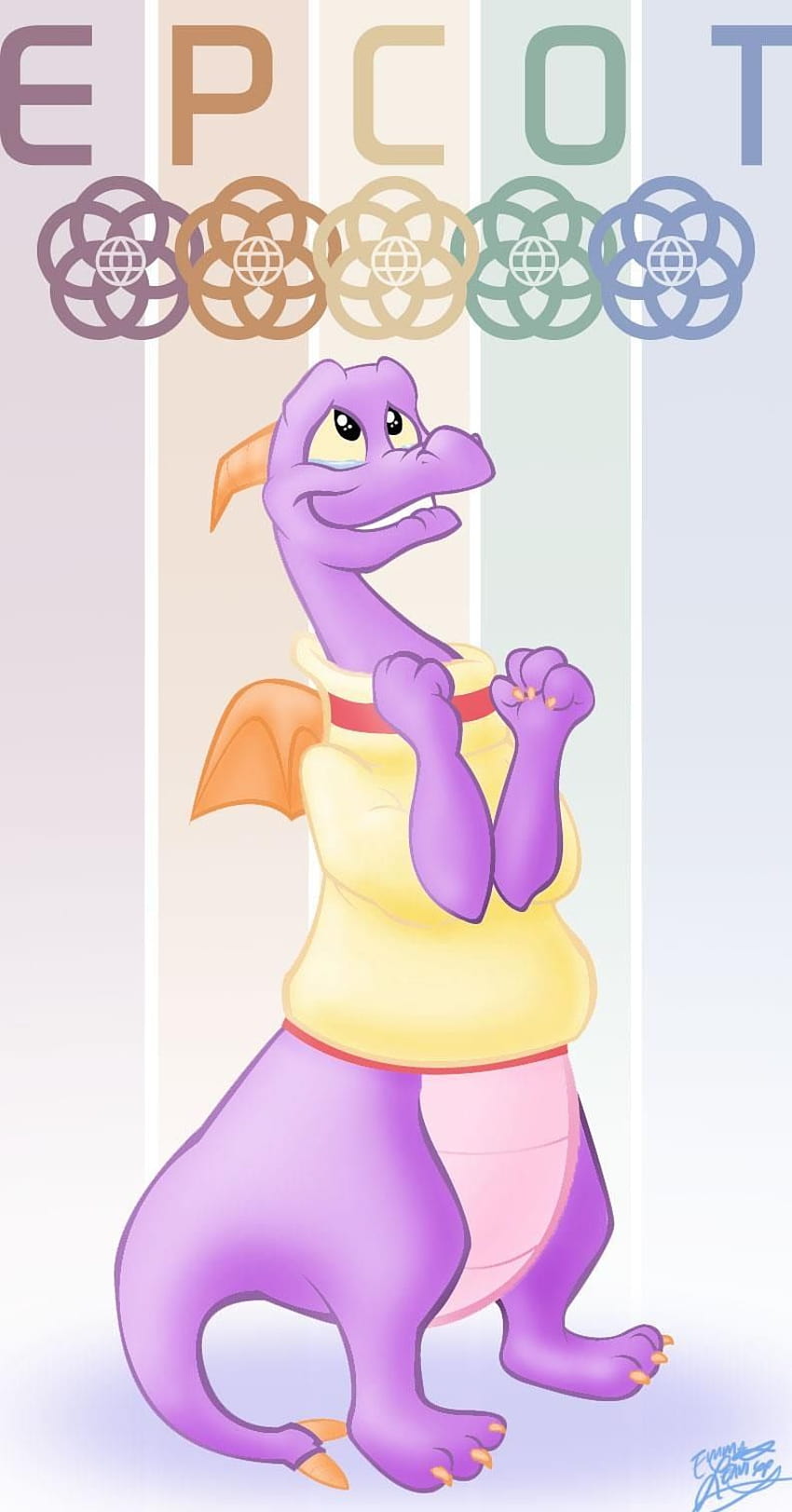 Cheeziegal on Disney, figment HD phone wallpaper