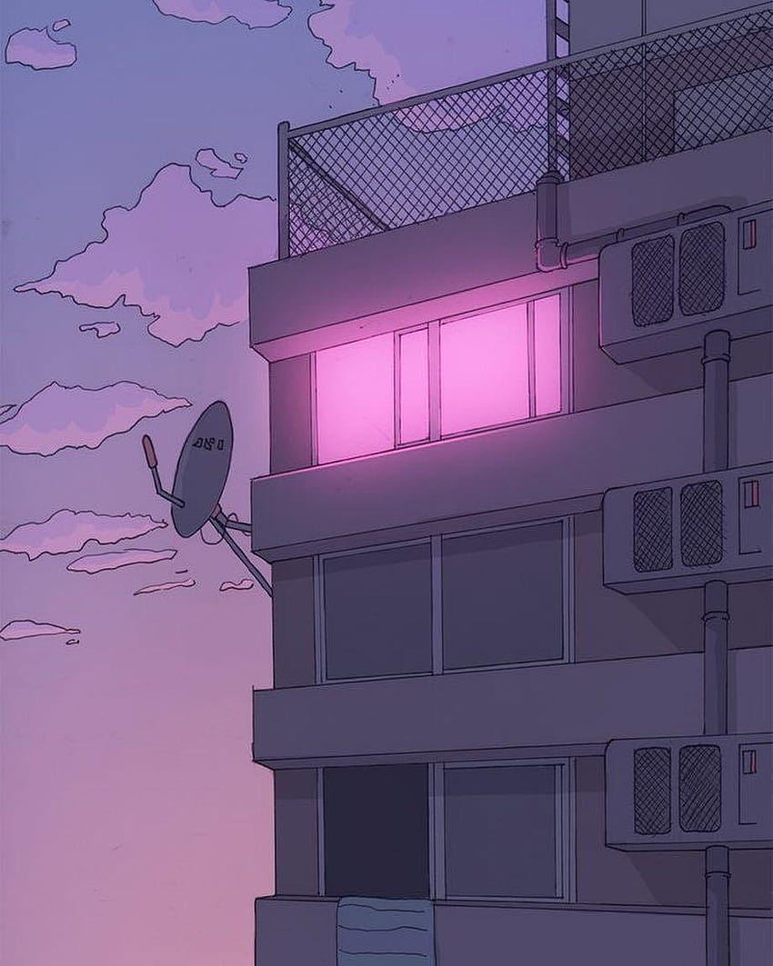 you stayed up too late again..., aesthetics vapor anime HD phone wallpaper