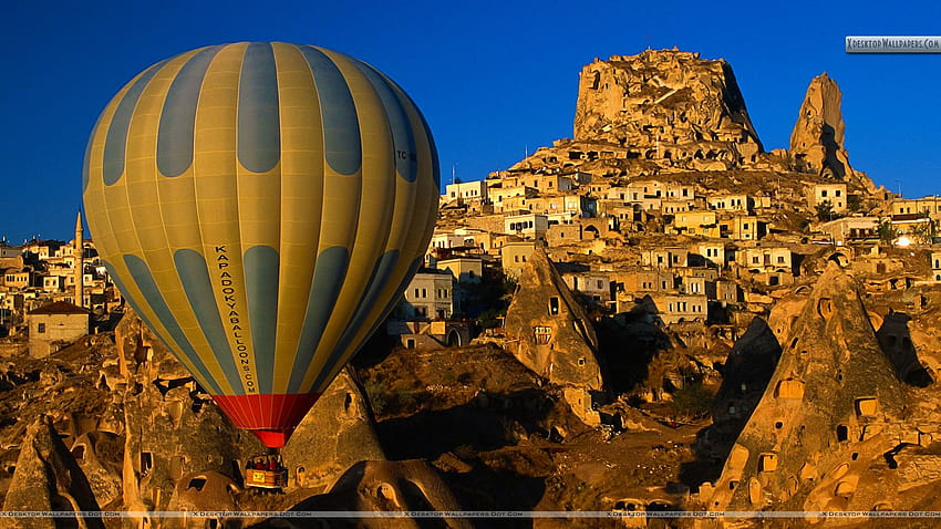 Sightseeing by Balloon, Uchisar, Nevsehir, Turkey HD wallpaper