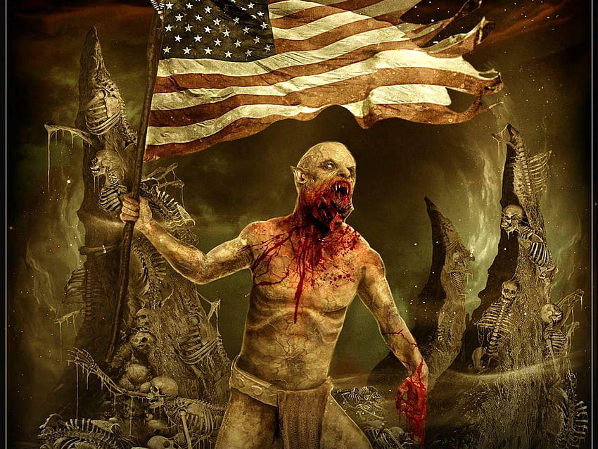 KREATOR thrash metal heavy rock dark evil blood zombie HD wallpaper