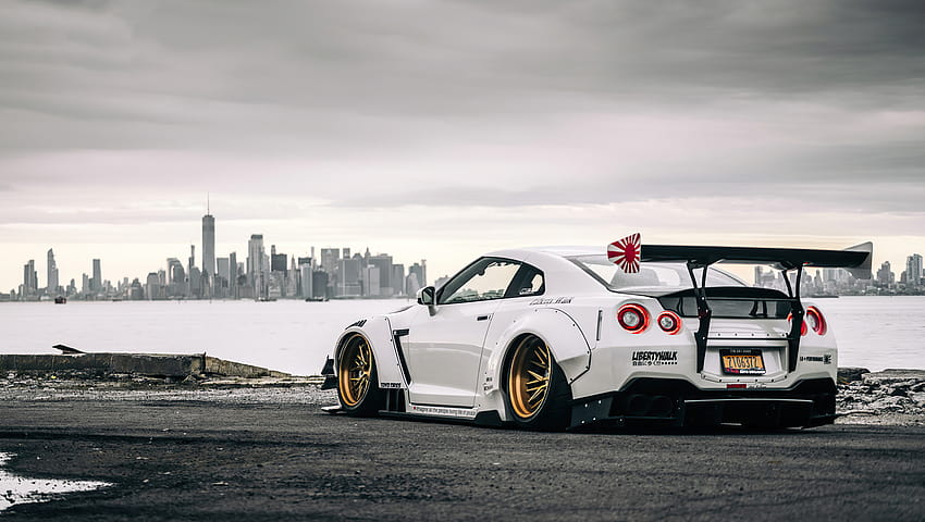 1360x768 Nissan Gtr In New York Laptop , Backgrounds, and, gtr pc HD wallpaper
