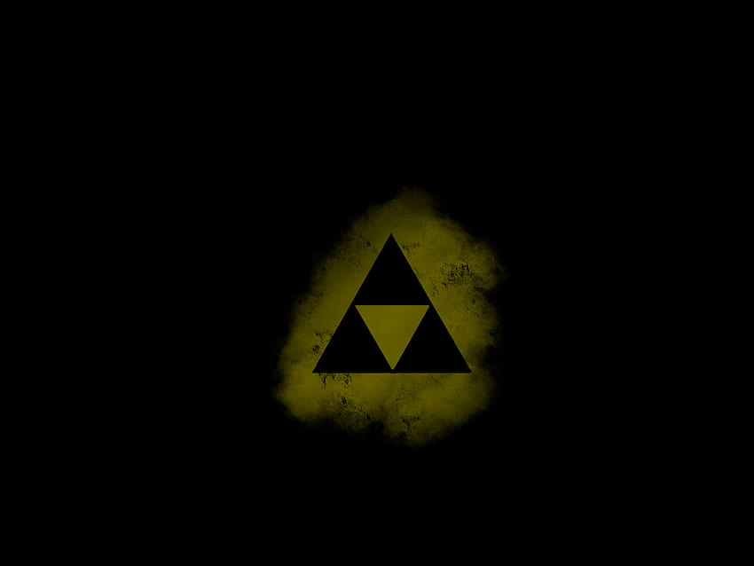 I did a simple triforce amoled in class today, thought, amoled zelda HD wallpaper
