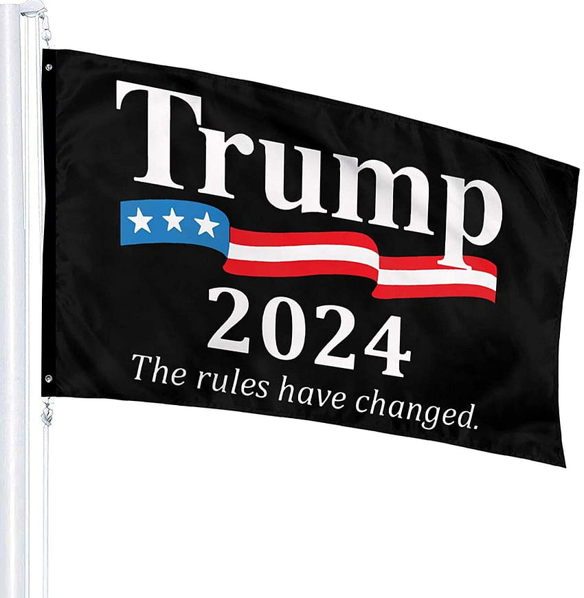 Amazon : Trump 2024 Flag 3' X 5' Ft Banner Breeze Flag : Patio, Pelouse et Jardin Fond d'écran de téléphone HD