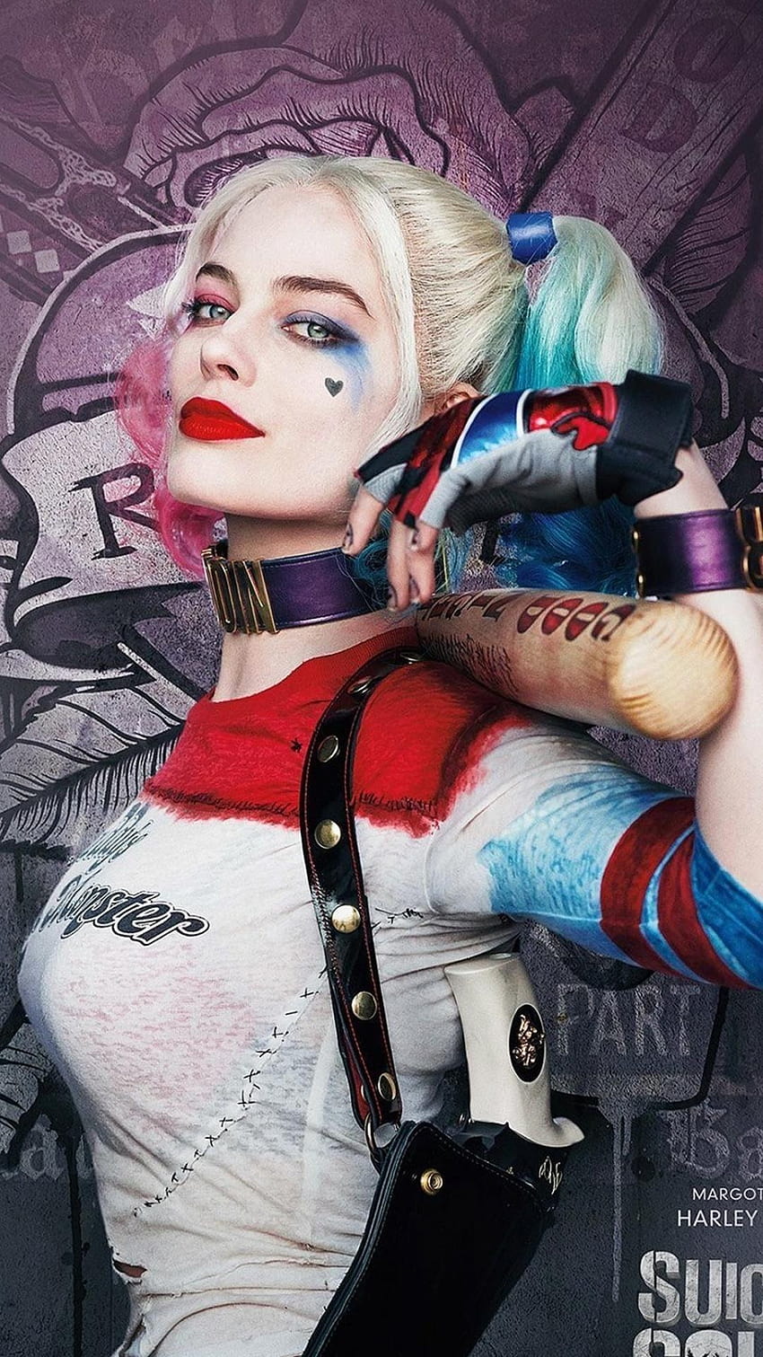 Margot Robbie Harley Quinn, joker harley quinn HD phone wallpaper