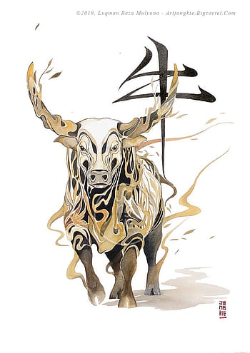 TAURUS Zodiac Print Tattoo Art Bull Astrology Sign 5 X 7, 8 X 10 or 11 X 14  - Etsy