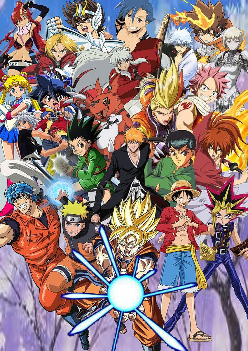 toet2tami: Anime et Shonen Jump Protagonistes par, shounen anime Fond d'écran de téléphone HD