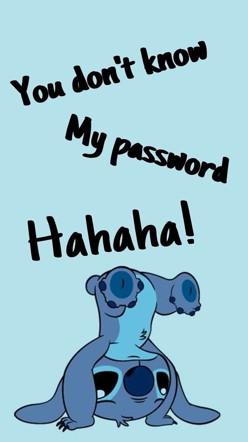 Stitch Dont Touch My Phone, why are you on my phone HD phone ...