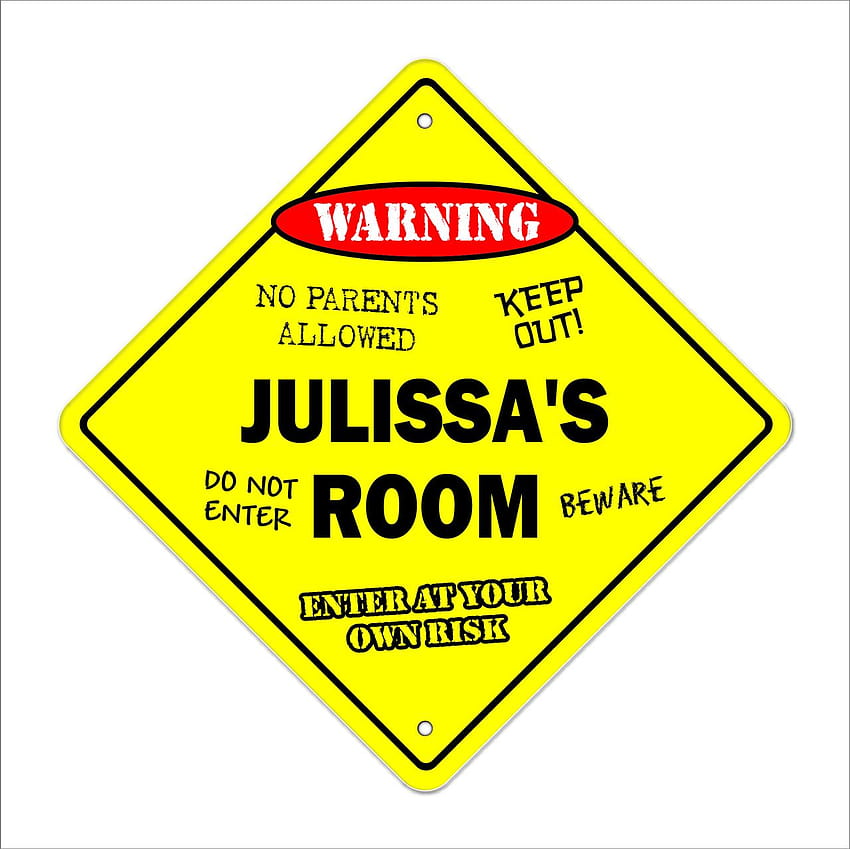 Julissa's Room Decal Crossing Xing porta della camera dei bambini nome ragazzo ragazza Sfondo HD