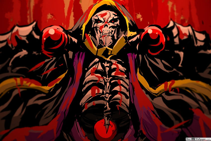 Ainz Ooal Gown from Overlord, anime overlord HD wallpaper