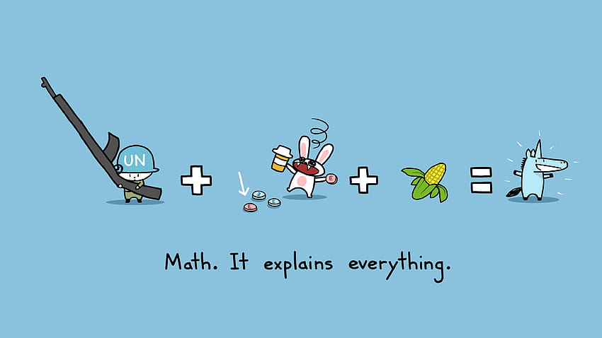 Cute Math, funny math HD wallpaper