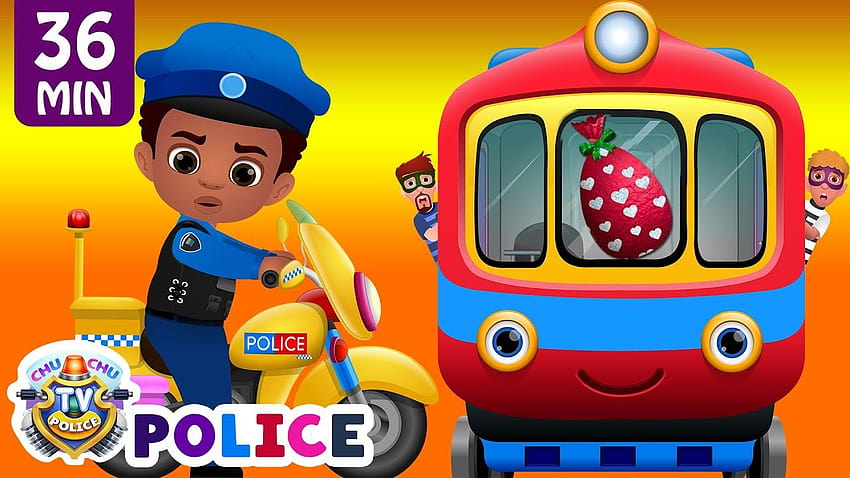 ChuChu TV Police Chase Thief in Police Car to Save Huge Surprise Egg Toys  Gifts – The Train Escape HD wallpaper | Pxfuel